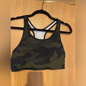 PINK ultimate camo sport bra